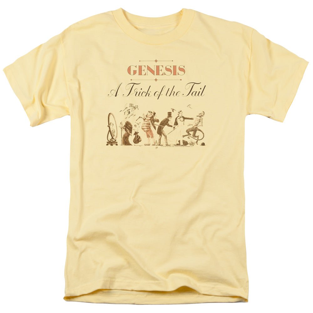 Genesis Trick Of The Tail Mens T Shirt Yellow - POPvault