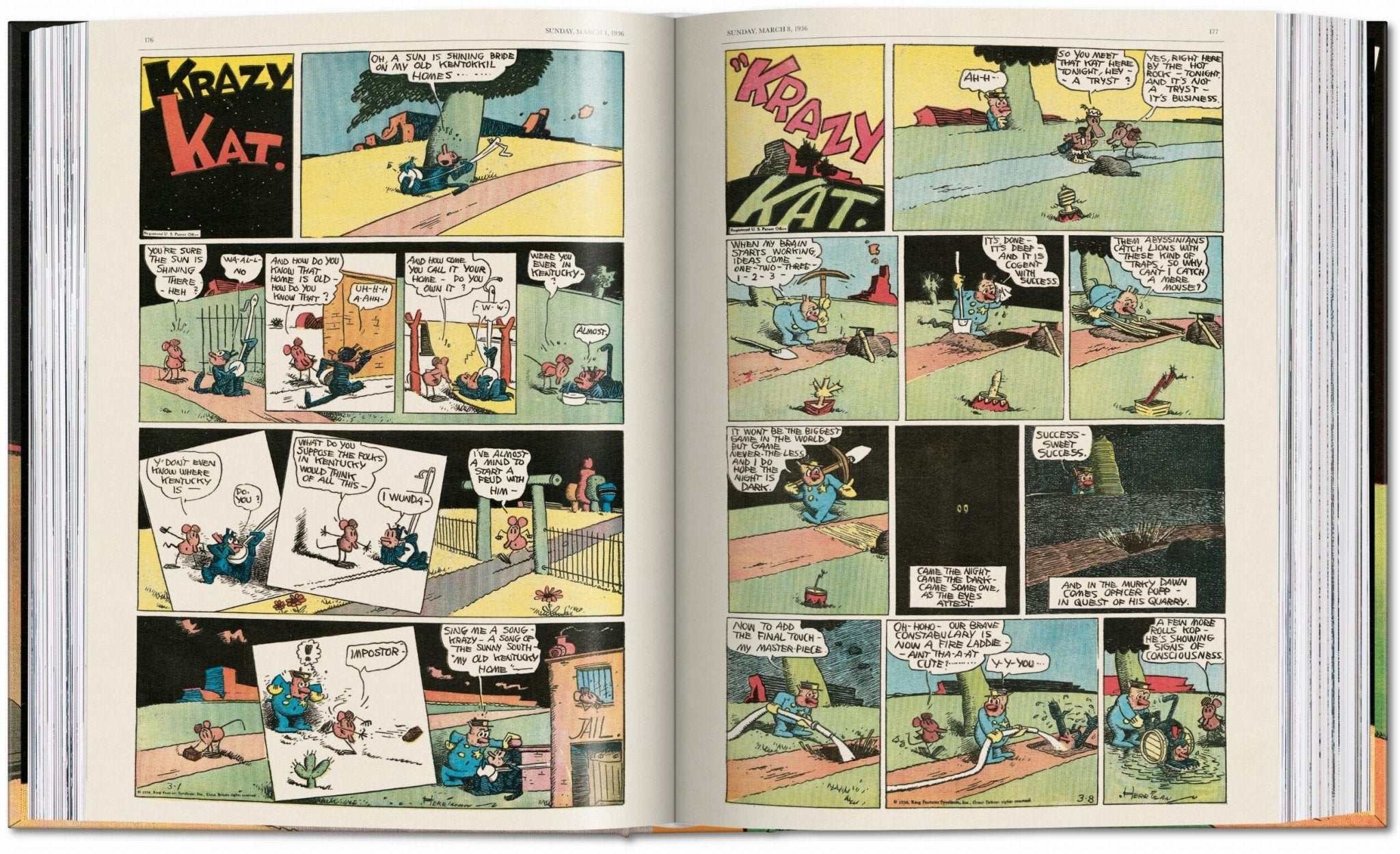 George Herriman. Krazy Kat. The Complete Color Sundays 1935–1944 (English) - POPvault