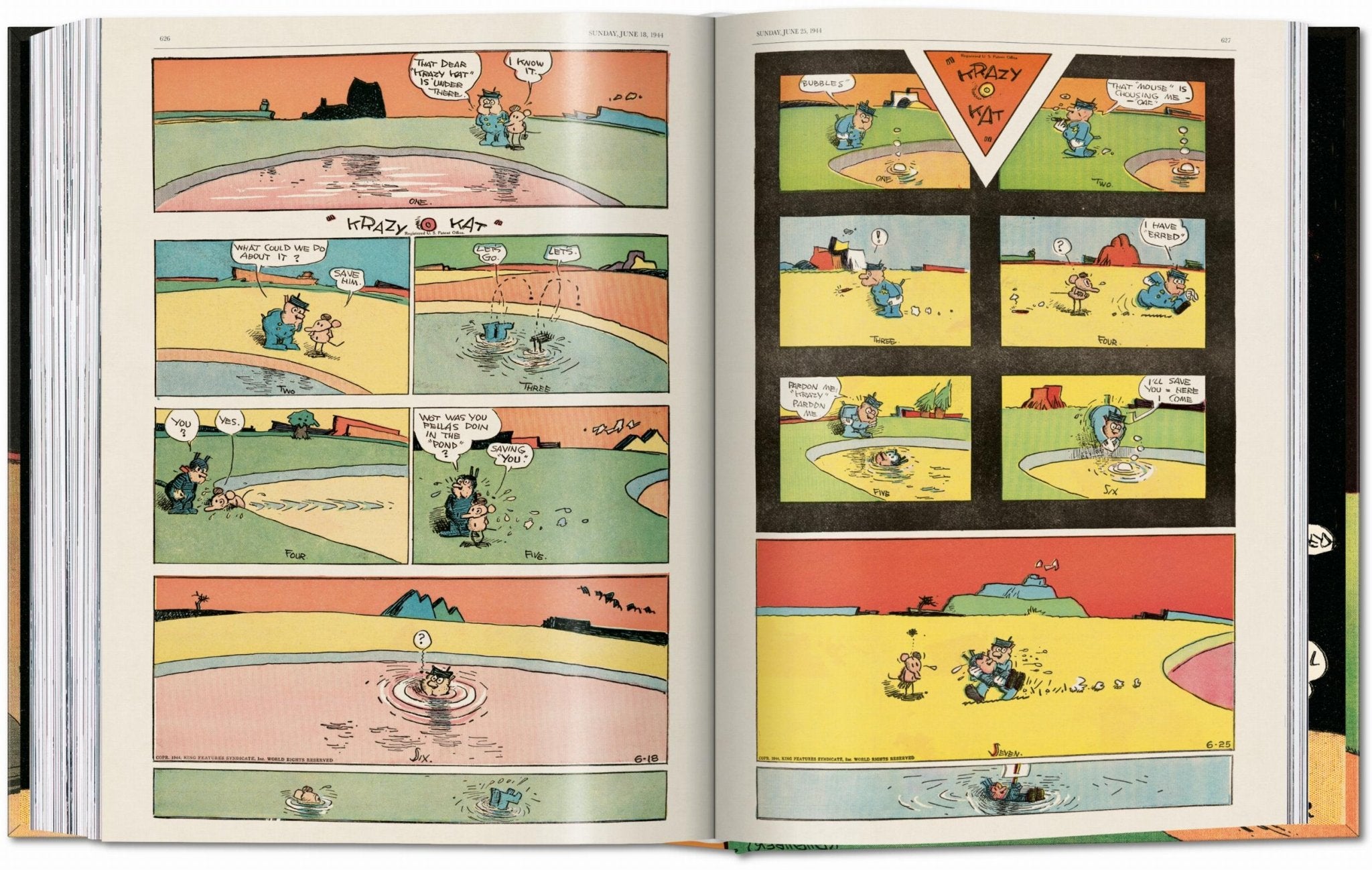 George Herriman. Krazy Kat. The Complete Color Sundays 1935–1944 (English) - POPvault