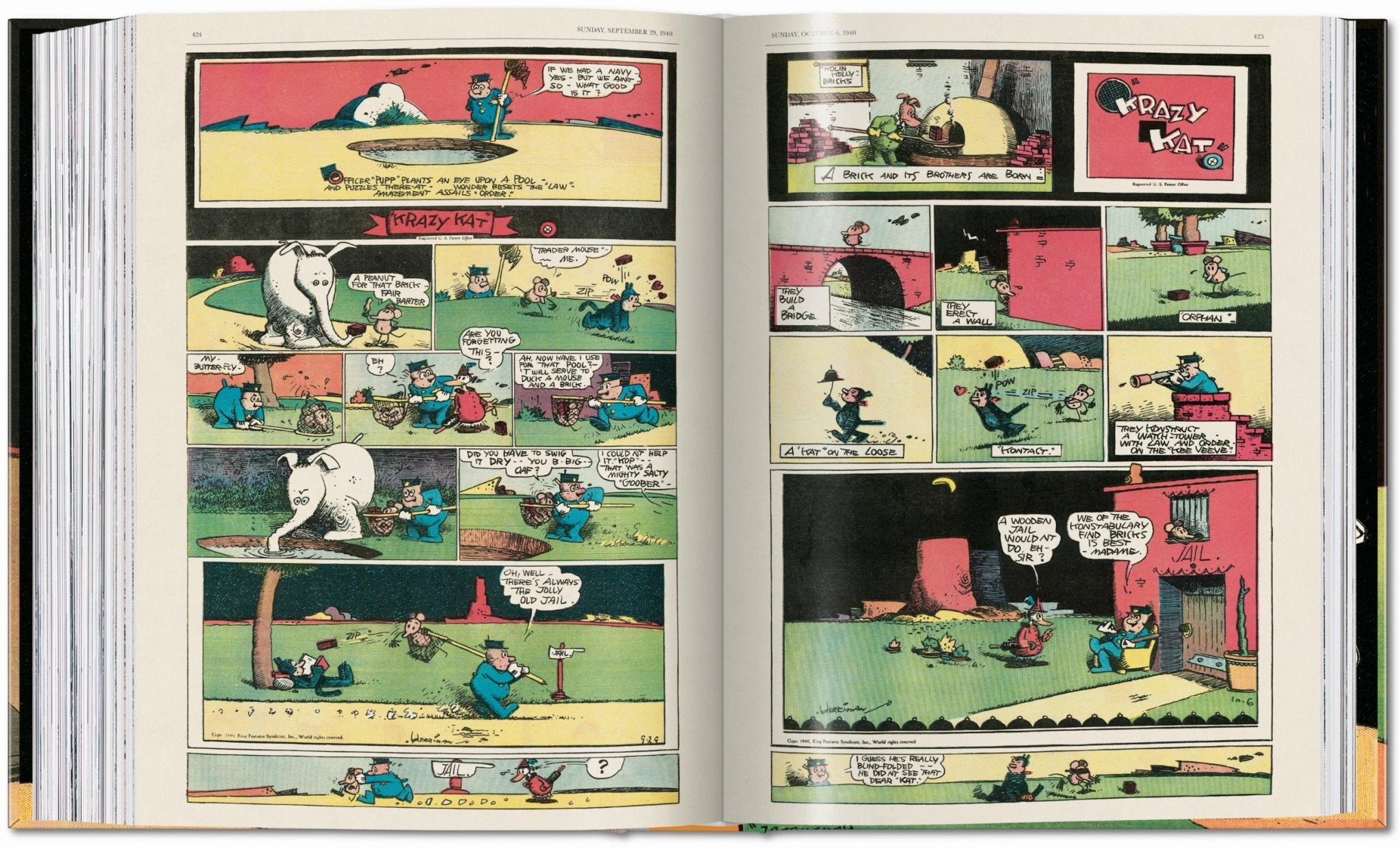 George Herriman. Krazy Kat. The Complete Color Sundays 1935–1944 (English) - POPvault
