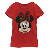 Girl's Disney Big Minnie Holiday T-Shirt - POPvault
