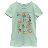 Girl's Disney Handdrawn Textbook T-Shirt - POPvault