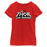 Girl's Marvel White Logo T-Shirt - POPvault