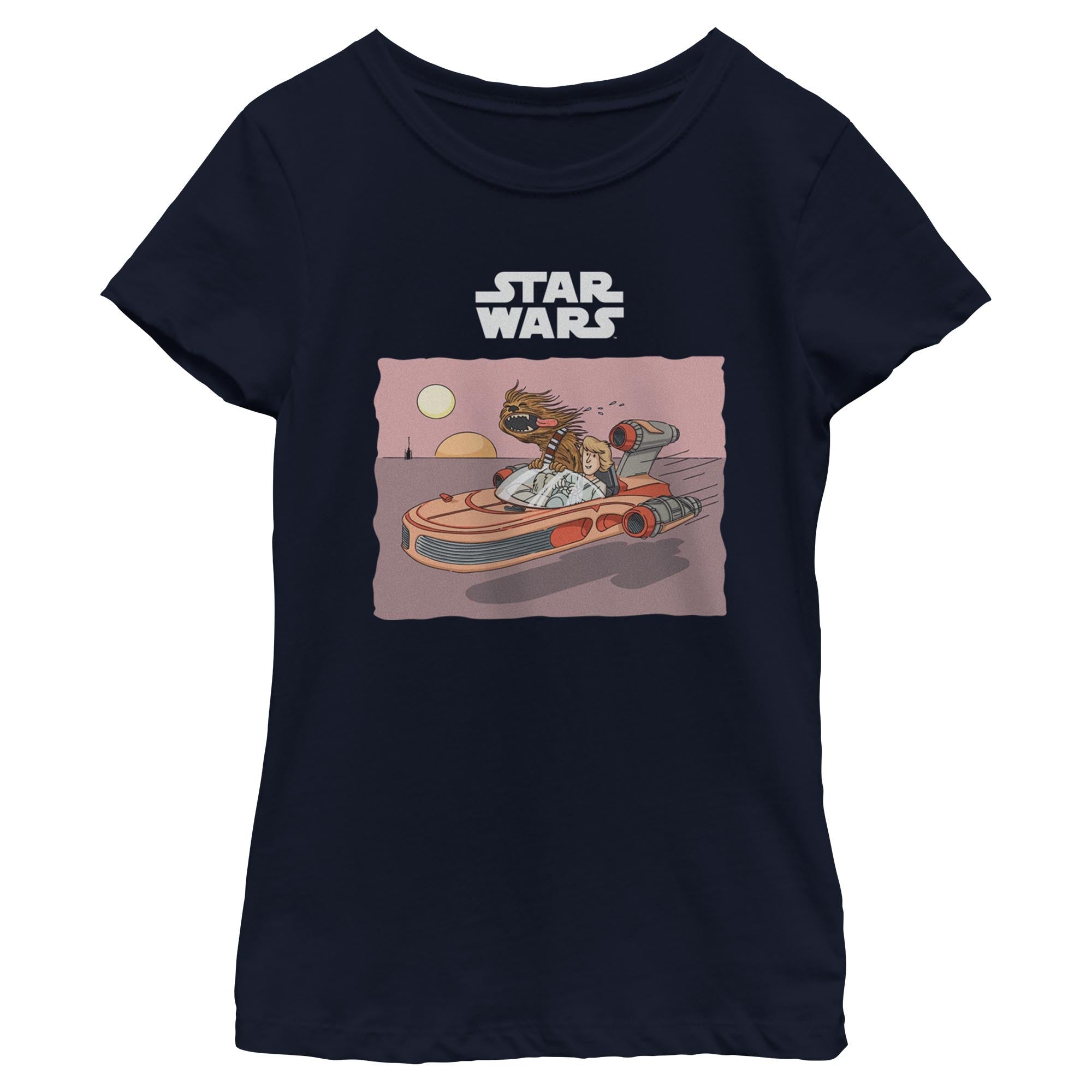 Girl's Star Wars Friends Traveling T-Shirt - POPvault