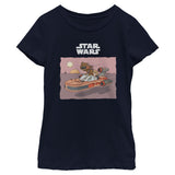 Girl's Star Wars Friends Traveling T-Shirt - POPvault