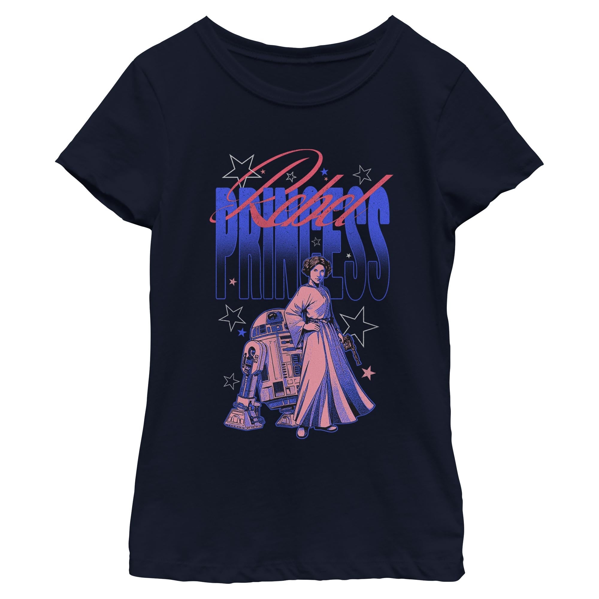 Girl's Star Wars Rebel Princess Stars T-Shirt - POPvault