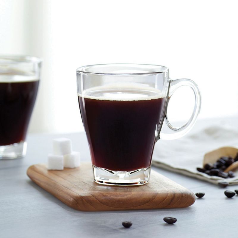 Glass Americano Coffee Cup - 12oz - POPvault