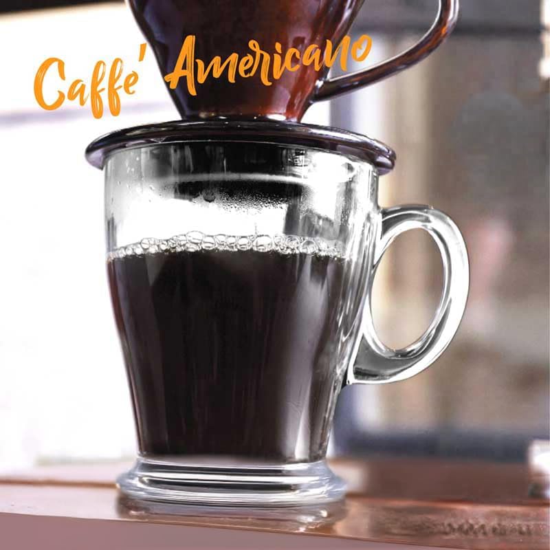 Glass Americano Coffee Cup - 12oz - POPvault