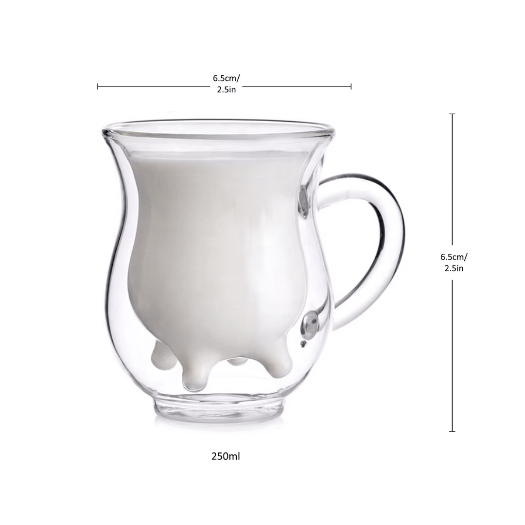 Glass Cow Udder Creamer Pot 8.5oz - POPvault