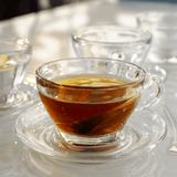 Glass Latte Cup and Saucer - 8.75oz - POPvault