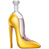 Gold Heel Stiletto High Heel Novelty 750 ml Whiskey or Wine Decanter - POPvault