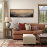 Golden Mountain Sunset Canvas Art - POPvault
