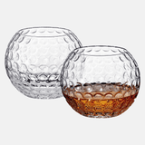 Golf Ball 15 Oz. Whiskey Glass Set of Two or Single - POPvault