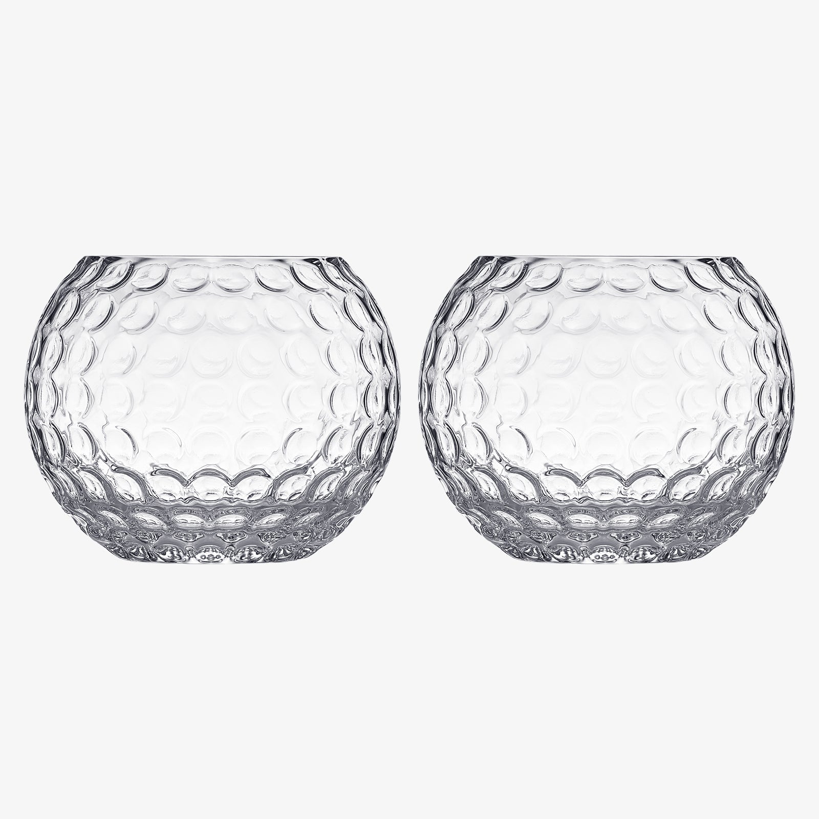 Golf Ball 15 Oz. Whiskey Glass Set of Two or Single - POPvault