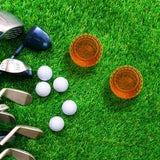 Golf Ball 15 Oz. Whiskey Glass Set of Two or Single - POPvault