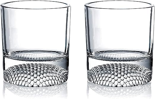 Golf Ball 8 Oz. Whiskey Glasses (Set Of 2) - POPvault