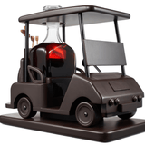 Golf Cart 600 ml Mahogany Whiskey Decanter - POPvault