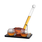 Golf Club 29 Oz. Whiskey Decanter With 2 15 Oz. Glasses - POPvault