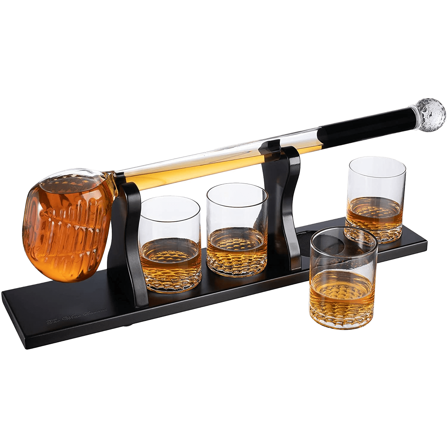 Golf Club Whiskey Decanter With 4 Glasses - POPvault