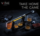 Golf Club Whiskey Decanter With 4 Glasses - POPvault
