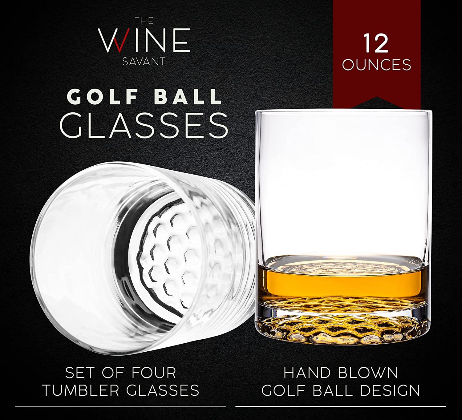 Golf Club Whiskey Decanter With 4 Glasses - POPvault
