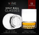 Golf Club Whiskey Decanter With 4 Glasses - POPvault