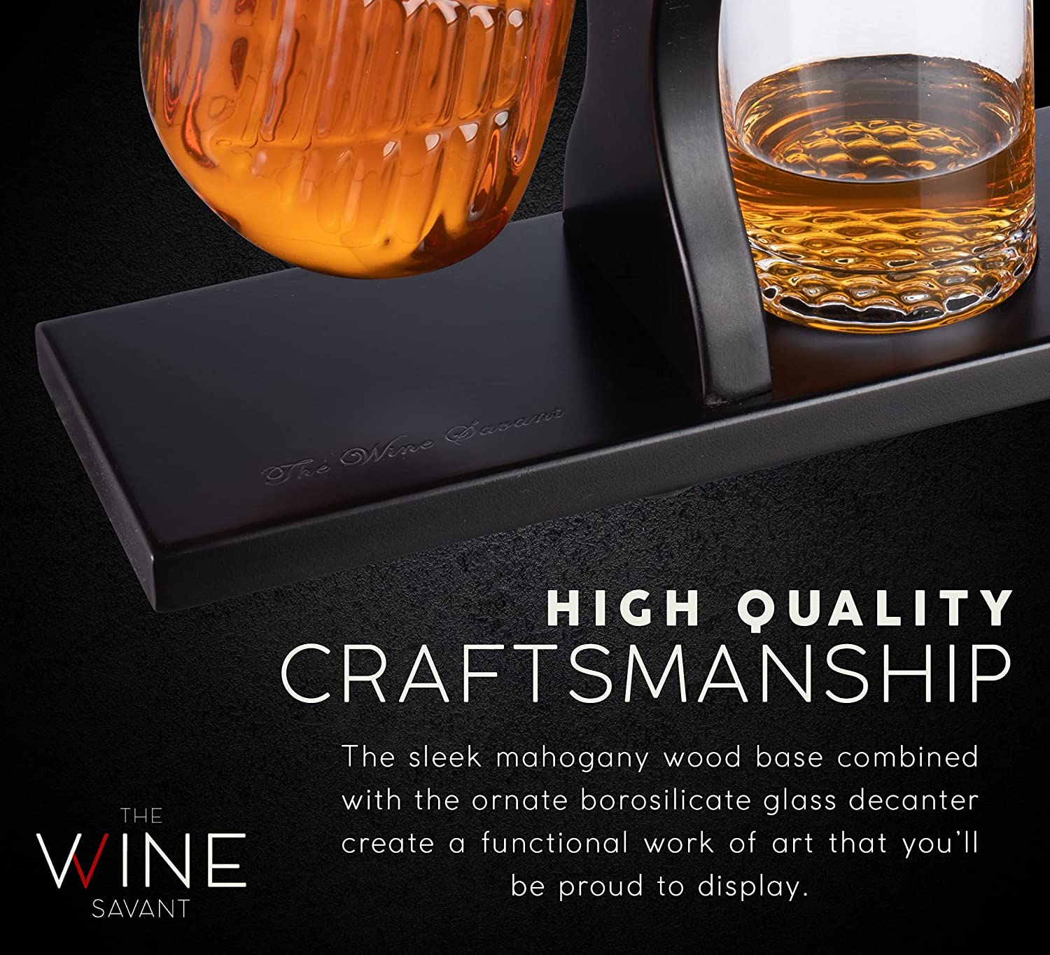 Golf Club Whiskey Decanter With 4 Glasses - POPvault