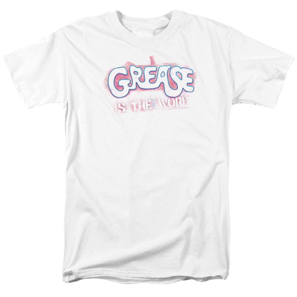 Grease Grease Is The Word Mens T Shirt White Officially Licensed - POPvault
