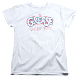 Grease Grease Is The Word Womens T Shirt White Officially Licensed - POPvault