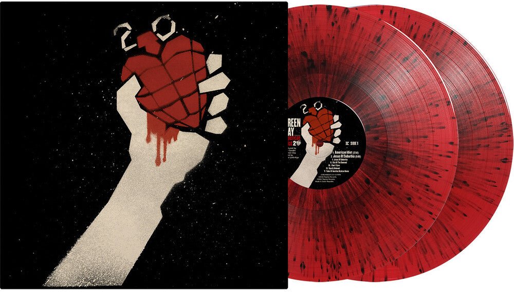 Green Day - American Idiot 20th Anniversary - Deluxe Edition [Red & Black Splatter 2LP] Vinyl Record - POPvault