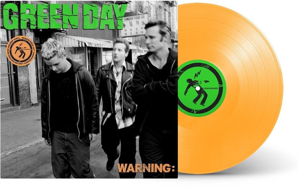 Green Day - Warning (25th Anniversary Deluxe Edition) [Neon Orange LP] Vinyl Record - POPvault