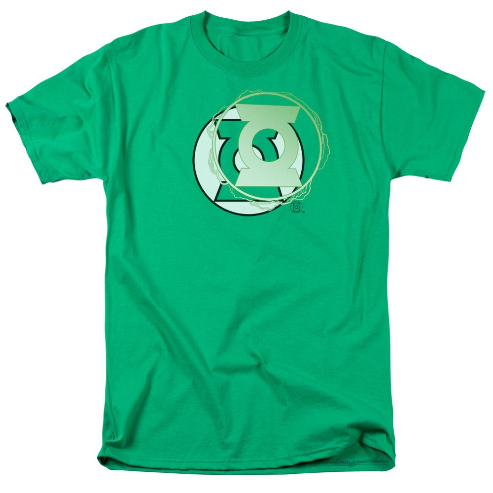 Green Lantern Energy Logo Mens T Shirt Kelly Green Officially Licensed - POPvault