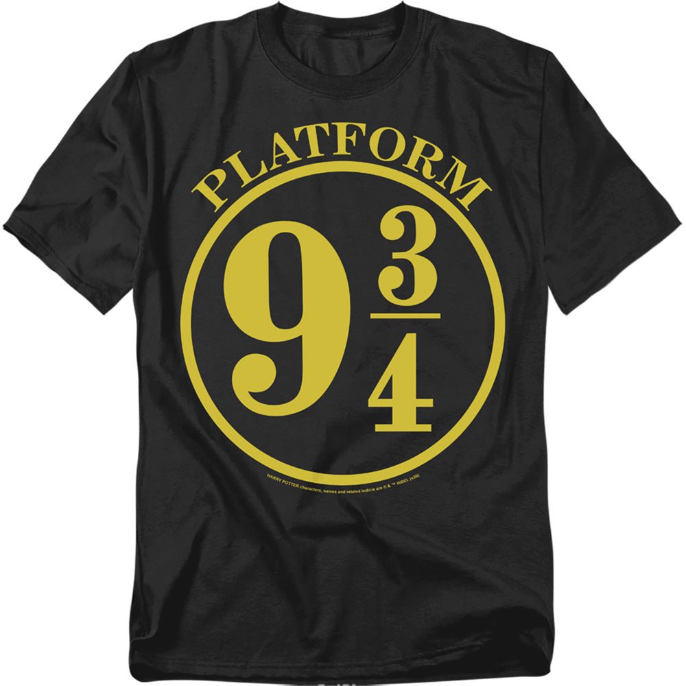 Harry Potter 9 3 4 Mens T Shirt Black Officially Licensed - POPvault