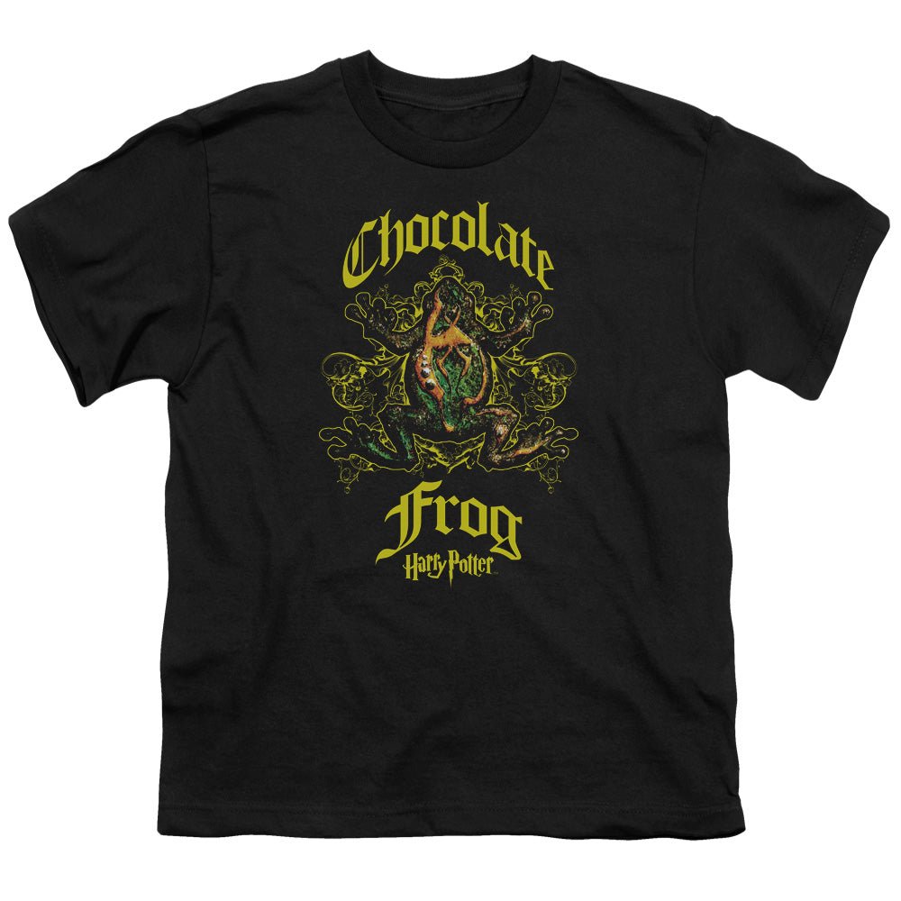 Harry Potter Chocolate Frog Kids Youth T Shirt Black Officially Licensed - POPvault