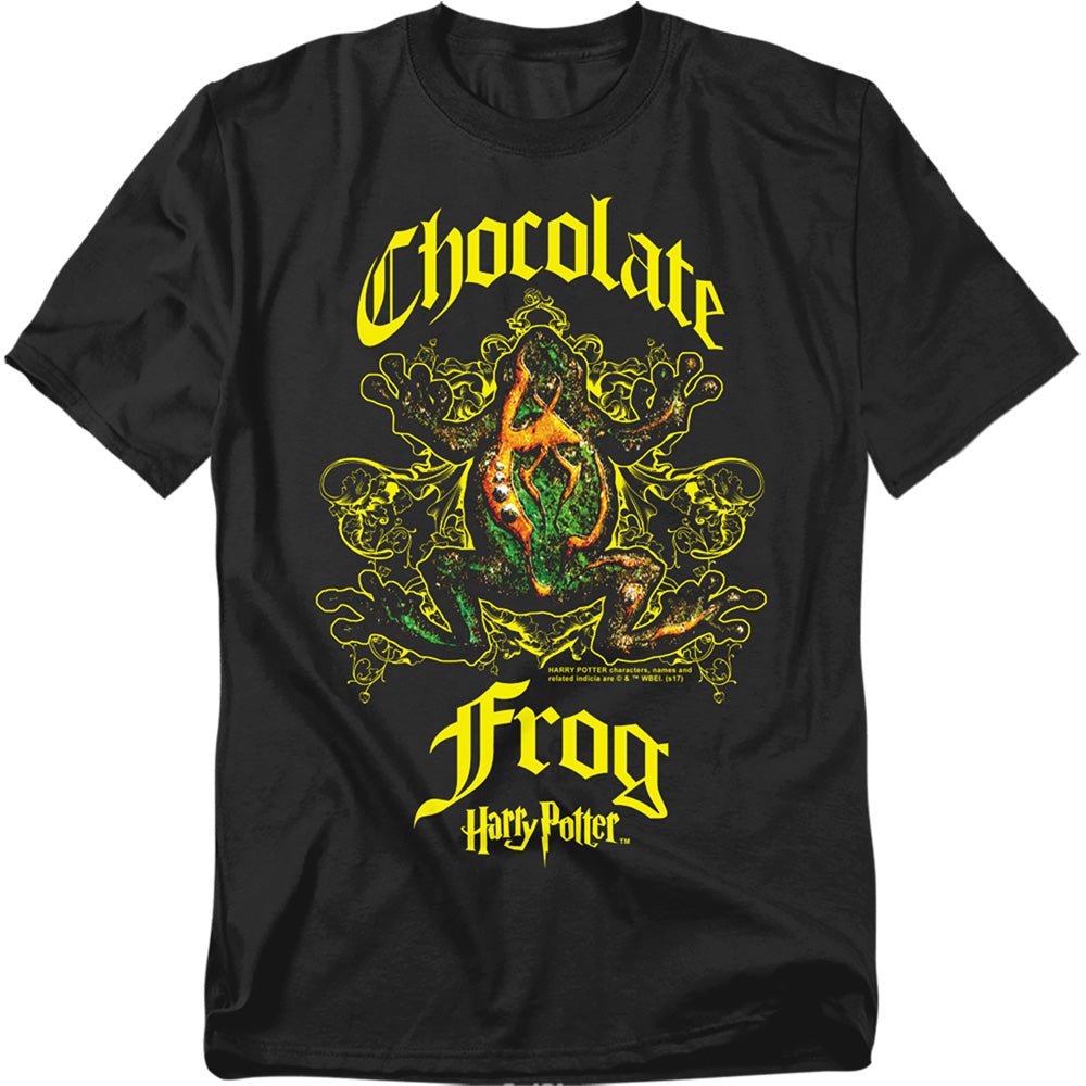 Harry Potter Chocolate Frog Mens T Shirt Black Officially Licensed - POPvault