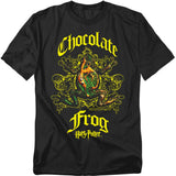 Harry Potter Chocolate Frog Mens T Shirt Black Officially Licensed - POPvault