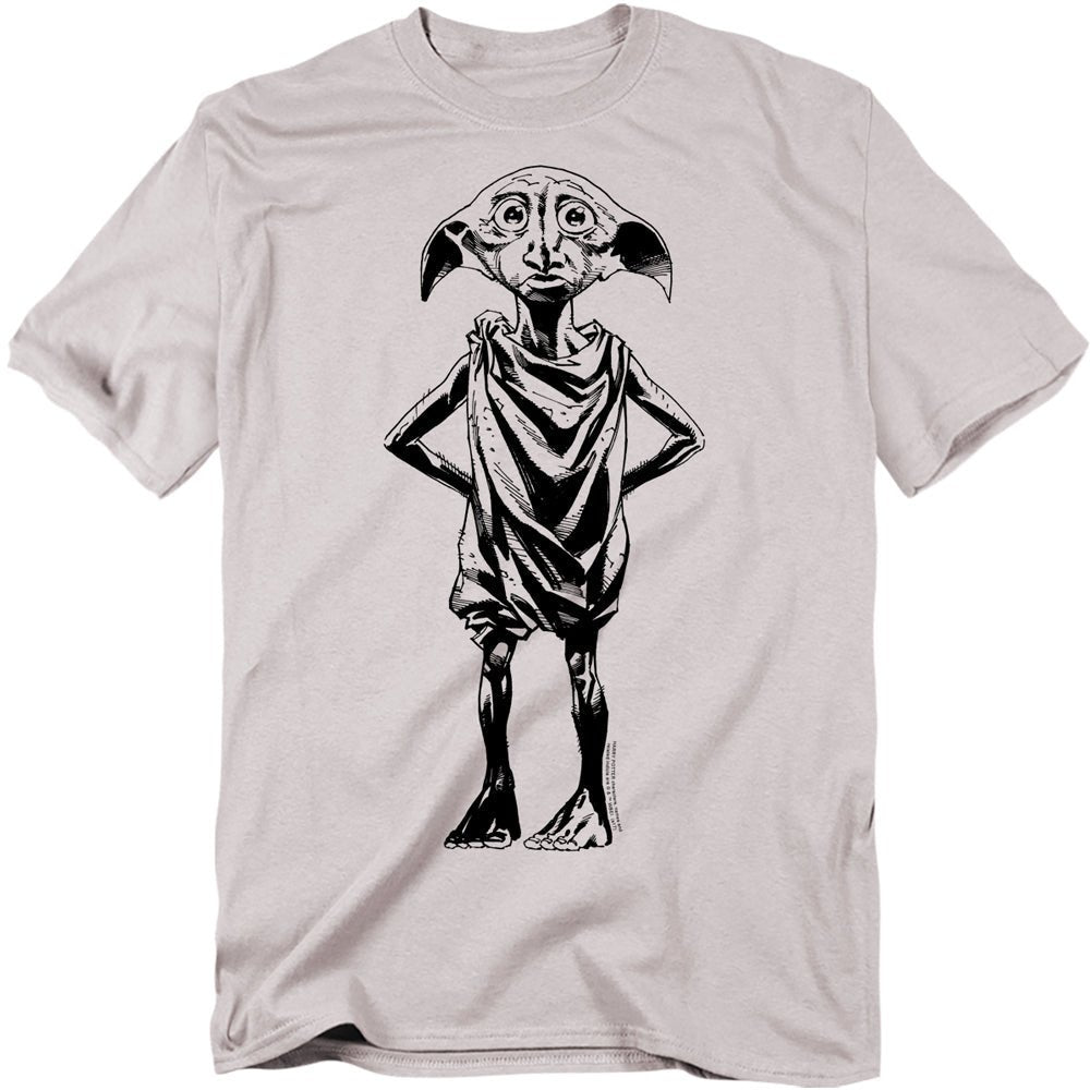 Harry Potter Dobby Mens T Shirt Silver Officially Licensed - POPvault