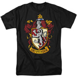 Harry Potter Gryffindor Crest Mens T Shirt Black Officially Licensed - POPvault