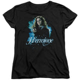 Harry Potter Hermione Ready Womens T Shirt Black Officially Licensed - POPvault