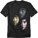 Harry Potter Hero Heads Mens T Shirt Black Officially Licensed - POPvault