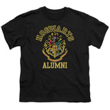 Harry Potter Hogwarts Alumni Kids Youth T Shirt Black Officially Licensed - POPvault
