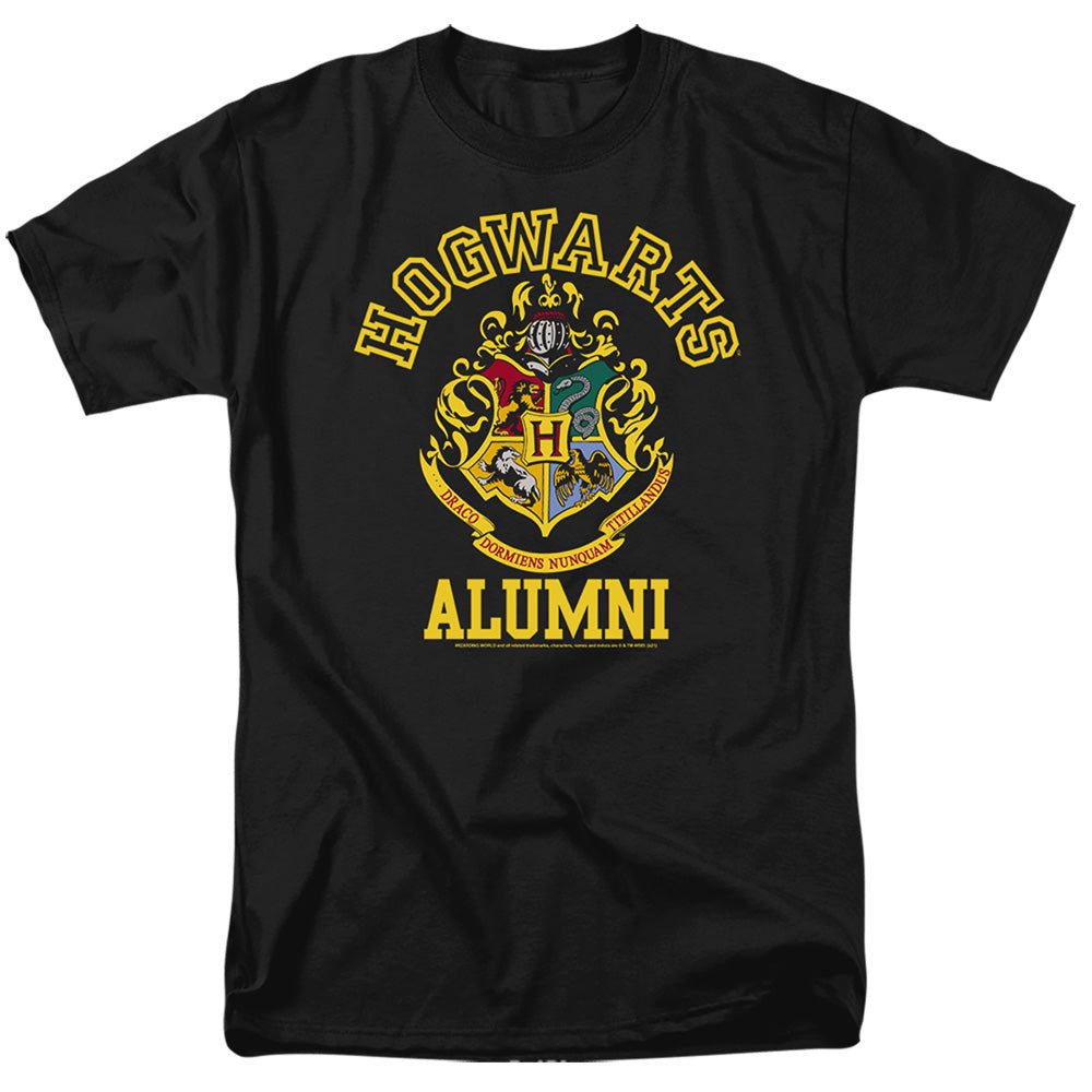 Harry Potter Hogwarts Alumni Mens T Shirt Black Officially Licensed - POPvault