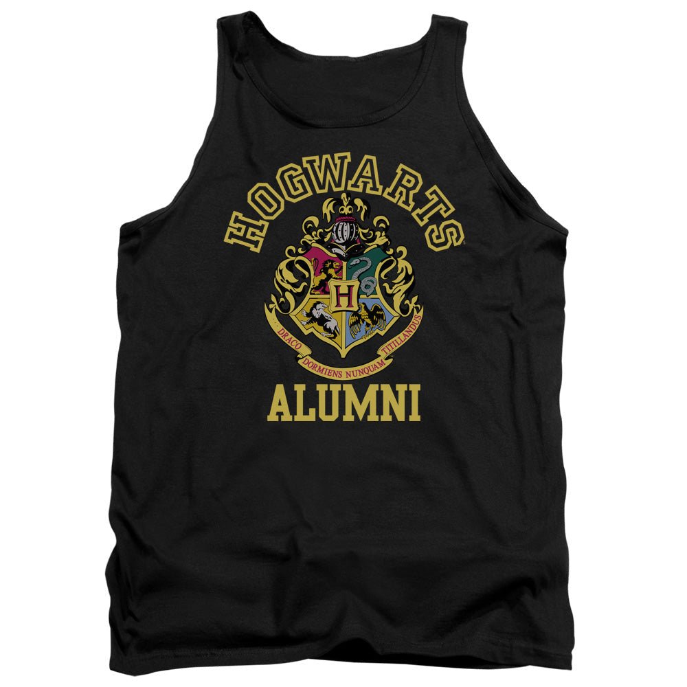 Harry Potter Hogwarts Alumni Mens Tank Top Shirt Black Officially Licensed - POPvault