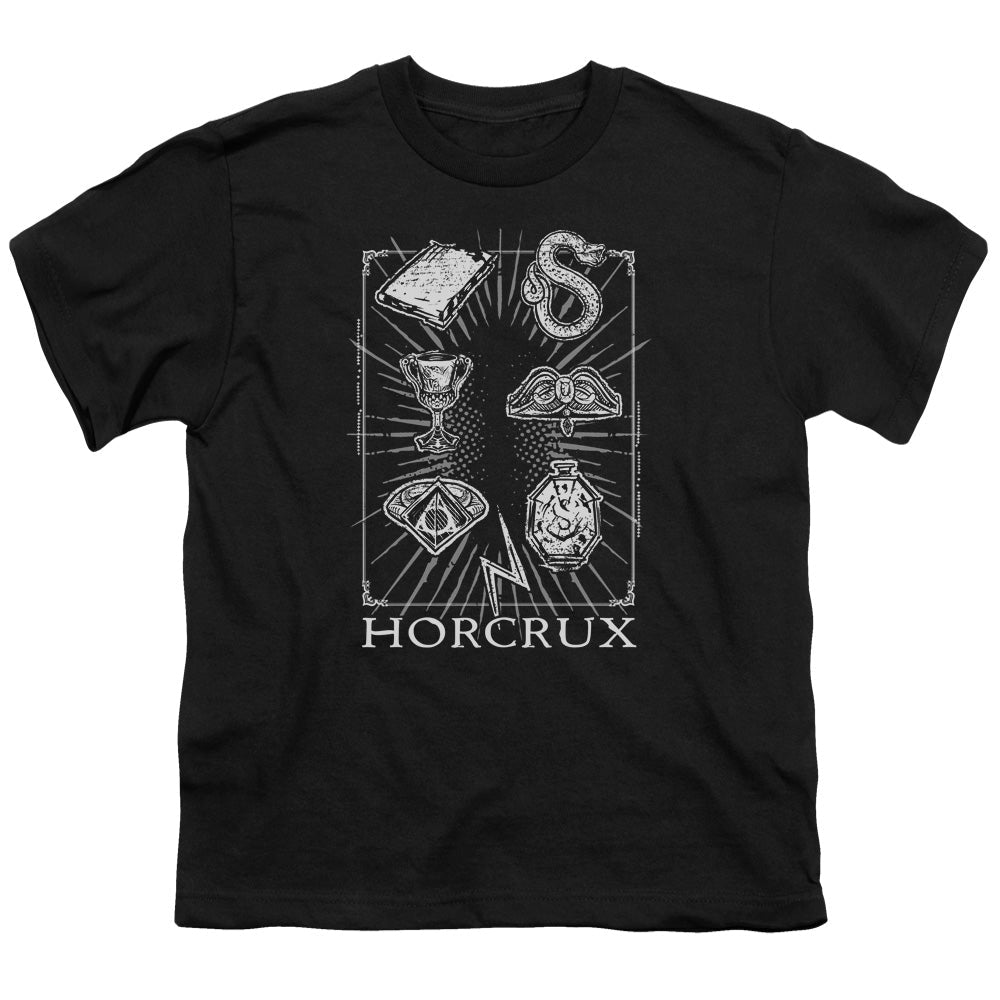 Harry Potter Horcrux Symbols Kids Youth T Shirt Black Officially Licensed - POPvault