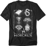 Harry Potter Horcrux Symbols Mens T Shirt Black Officially Licensed - POPvault