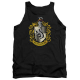Harry Potter Hufflepuff Crest Mens Tank Top Shirt Black Officially Licensed - POPvault
