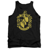 Harry Potter Hufflepuff Crest Mens Tank Top Shirt Black Officially Licensed - POPvault