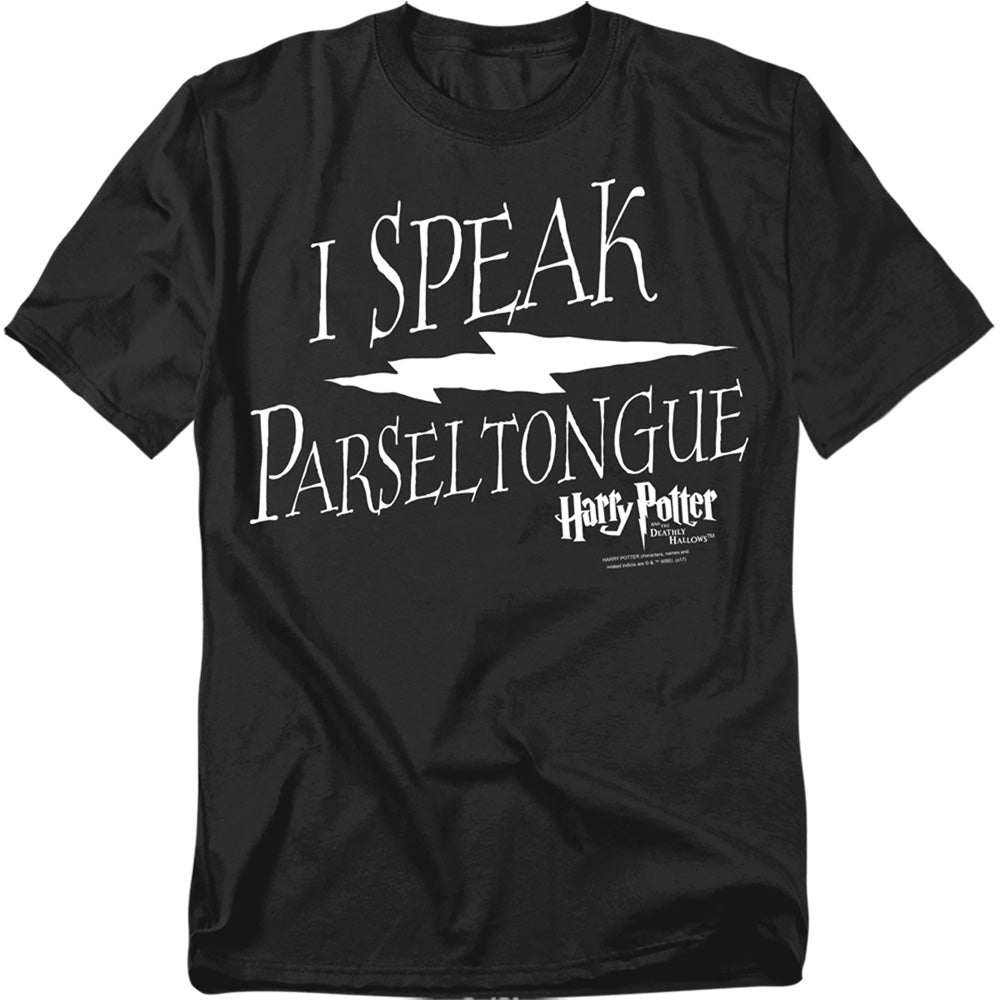 Harry Potter I Speak Parseltongue Mens T Shirt Black Officially Licensed - POPvault