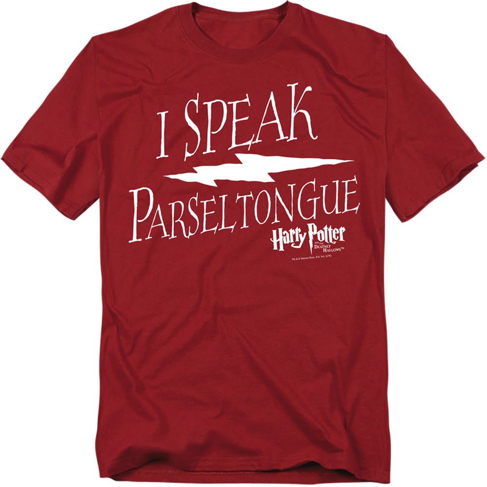 Harry Potter I Speak Parseltongue Mens T Shirt Cardinal Officially Licensed - POPvault