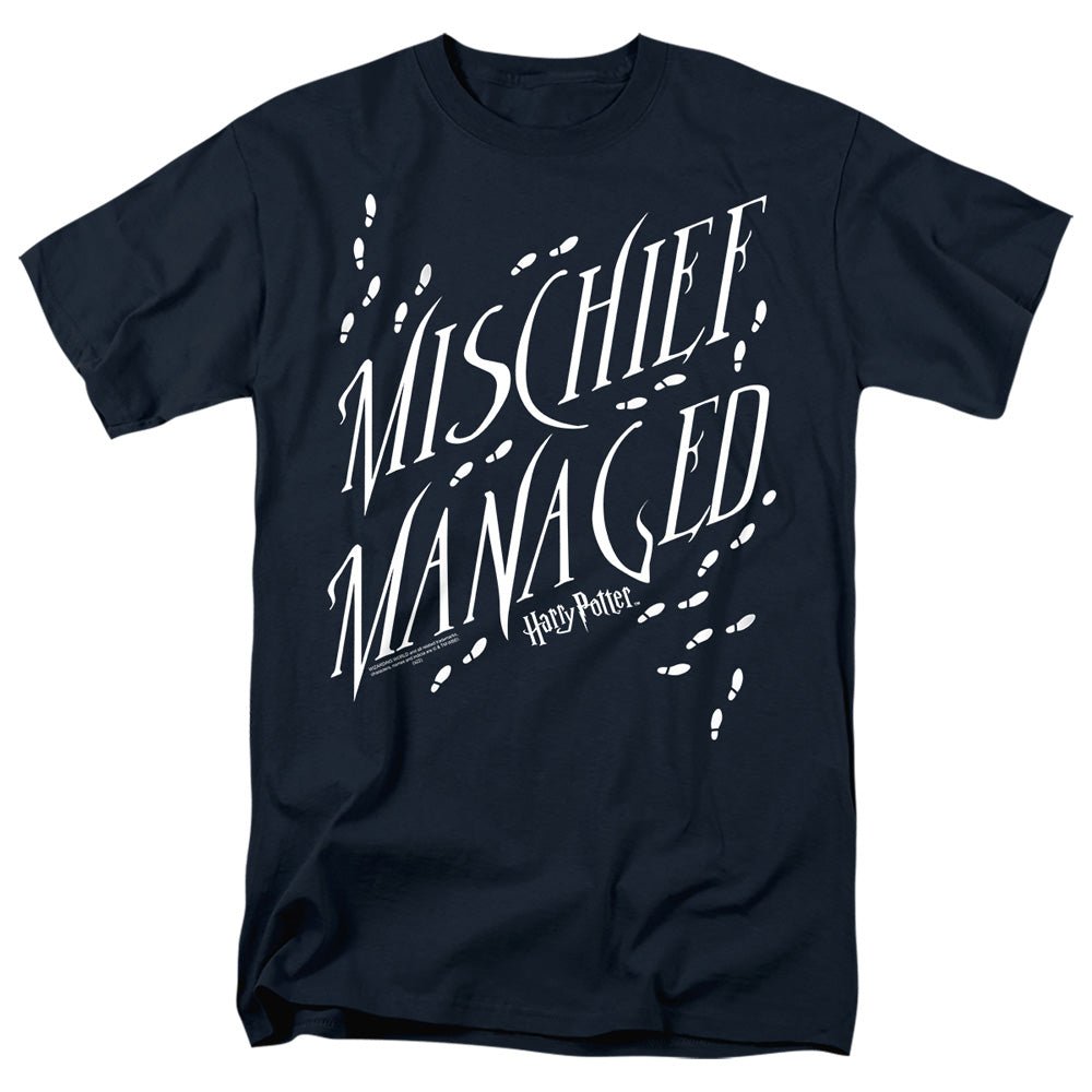 Harry Potter Mischief Managed 4 Mens T Shirt Black Officially Licensed - POPvault